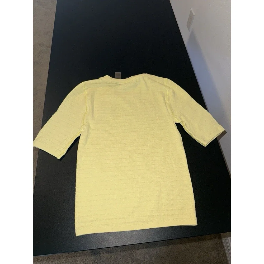 CALIA Seamless Crop Tee Womens Small Lime Color Activewear Workout Top NWT - Picture 2 of 5